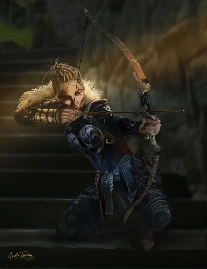 fantasy-sf-archere-viking-character-design-aurelie-teixeira